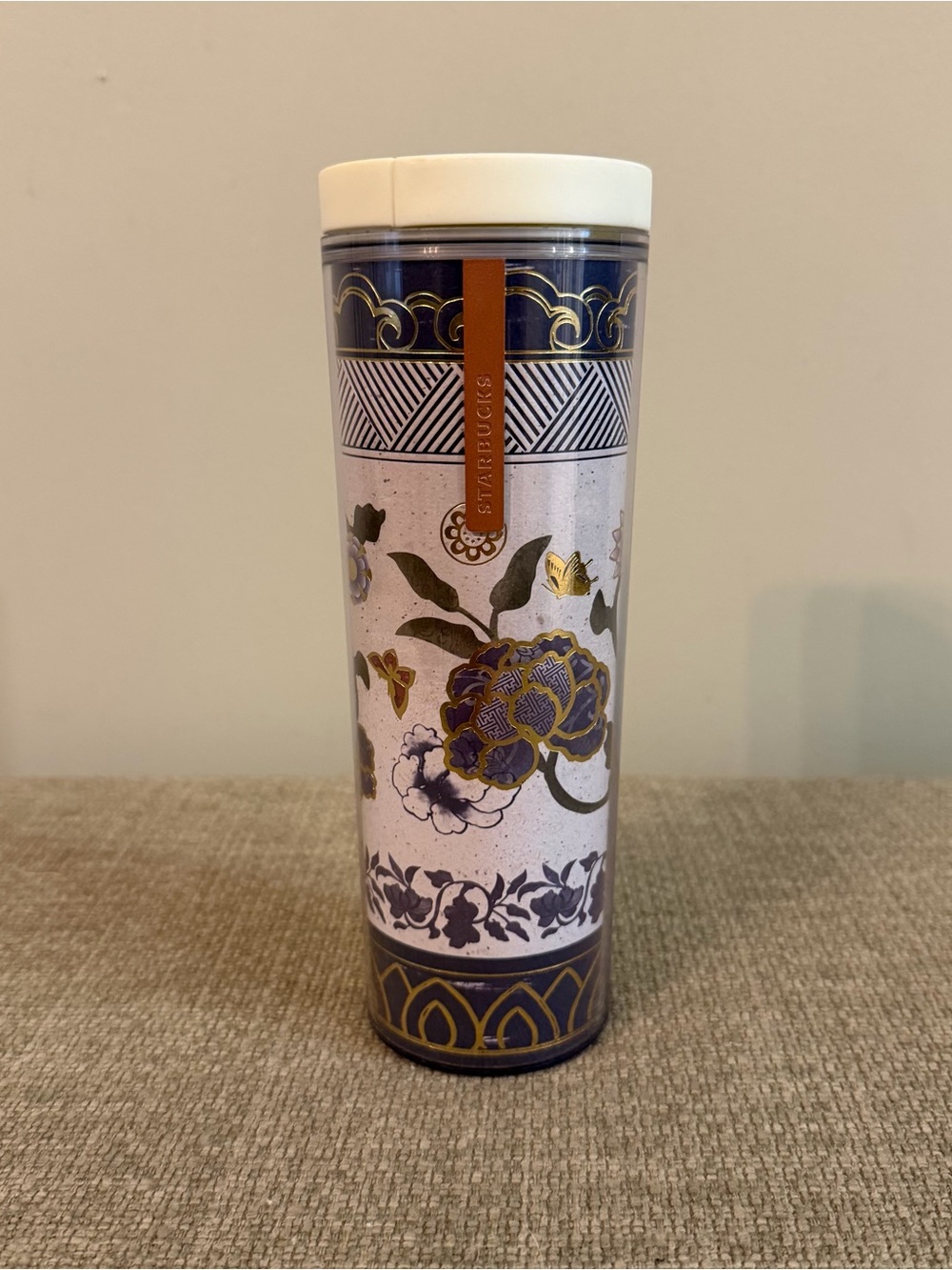 New Starbucks Korea 2014 National Foundation Liberation Day Tumbler Floral